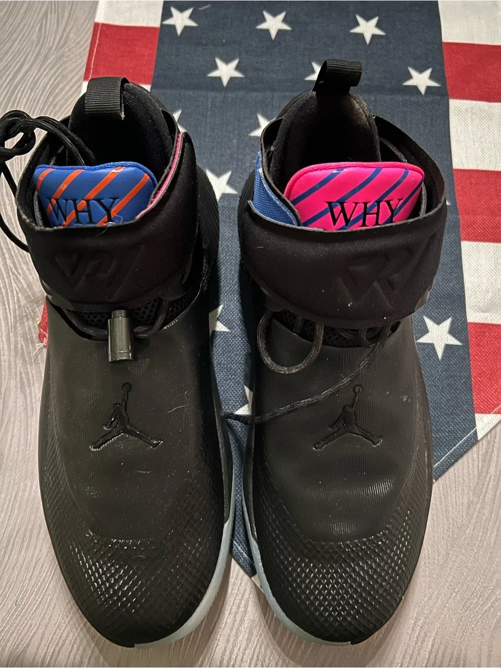 Air Jordan Why Not Zer0.1 PHD AO1042-024 Boys 7Y Men’s 7 Black Pink Blue